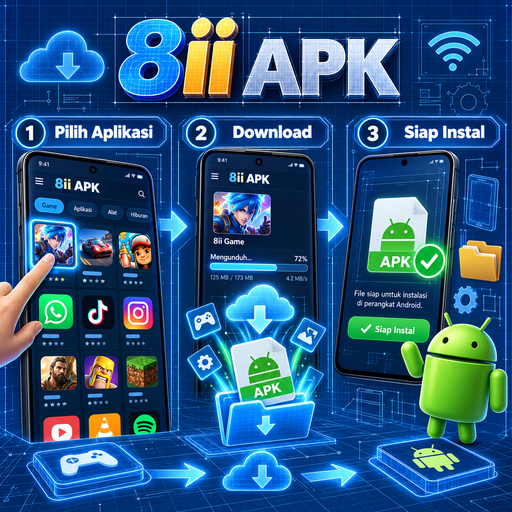 8ii APK di Ponsel Android - Langkah Unduh hingga Membuka Aplikasi
