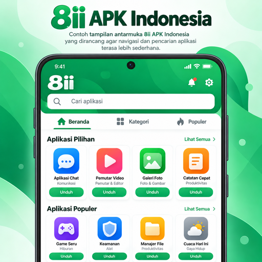 8ii APK di Ponsel Android - Langkah Unduh hingga Membuka Aplikasi